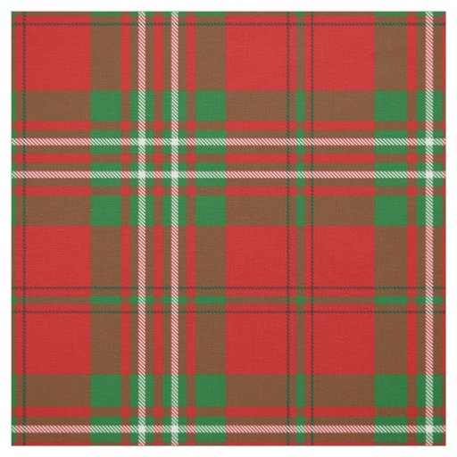 Clan Scott Red Tartan Fabric