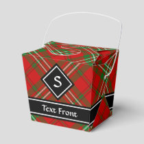 Clan Scott Red Tartan Favor Box