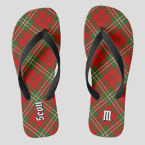 Clan Scott Red Tartan Flip Flops