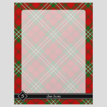 Clan Scott Red Tartan Flyer