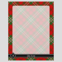 Clan Scott Red Tartan Flyer