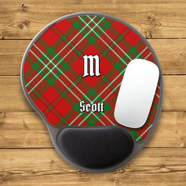 Clan Scott Red Tartan Gel Mouse Pad (Creator Uploaded)