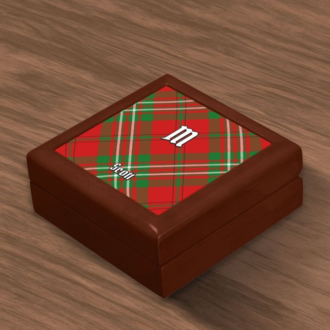Clan Scott Red Tartan Gift Box (Creator Uploaded)