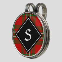 Clan Scott Red Tartan Golf Hat Clip