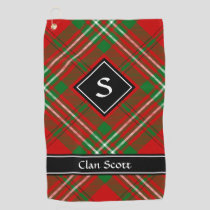 Clan Scott Red Tartan Golf Towel