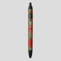 Clan Scott Red Tartan Ink Pen