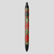 Clan Scott Red Tartan Ink Pen