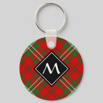 Clan Scott Red Tartan Keychain