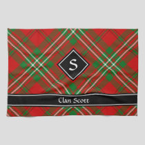 Clan Scott Red Tartan Kitchen Towel