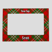 Clan Scott Red Tartan Magnetic Frame