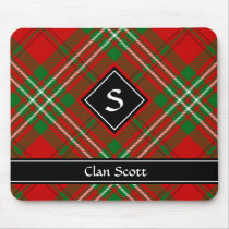 Clan Scott Red Tartan Mouse Pad