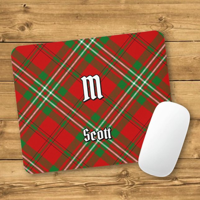 Clan Scott Red Tartan Mouse Pad (Creator Uploaded)