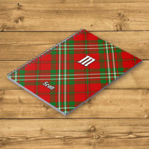 Clan Scott Red Tartan Notebook
