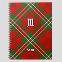 Clan Scott Red Tartan Notebook