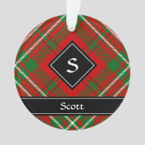 Clan Scott Red Tartan Ornament