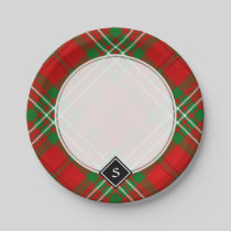 Clan Scott Red Tartan Paper Plates