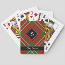 Clan Scott Red Tartan Playing Cards