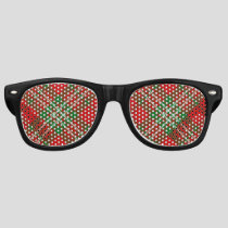 Clan Scott Red Tartan Retro Sunglasses