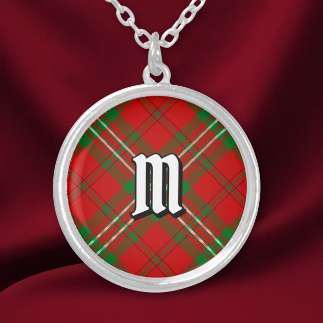Clan Scott Red Tartan Silver Plated Necklace (Creator Uploaded)