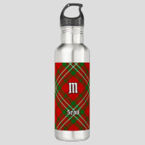 Clan Scott Red Tartan Stainless Steel Water Bottle
