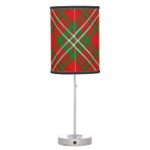 Clan Scott Red Tartan Table Lamp (Back)