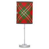 Clan Scott Red Tartan Table Lamp (Front)