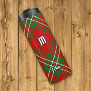 Clan Scott Red Tartan Thermal Tumbler