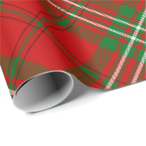 Clan Scott Red Tartan Wrapping Paper