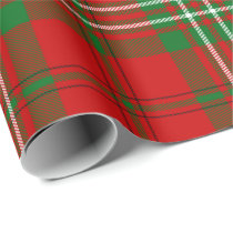 Clan Scott Red Tartan Wrapping Paper