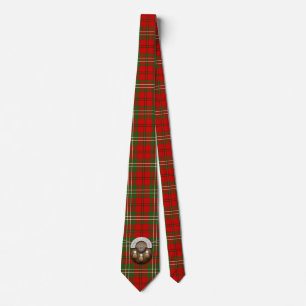 Clan Scott Tartan And Sporran Tie