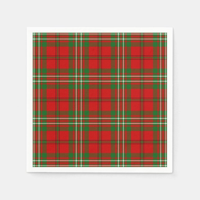 Clan Scott Tartan Paper Napkins (Front)