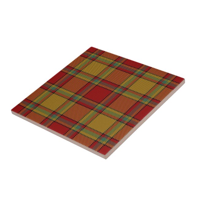 Clan Scrymgeour Scottish Expressions Tartan Tile (Side)