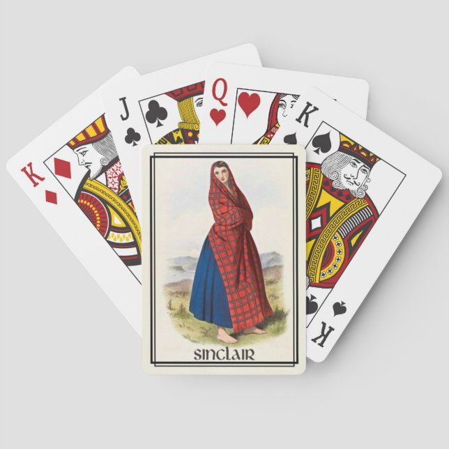 Clan Sinclair Classic Scotland Deck Poker Cards (Back)