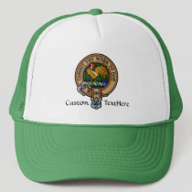 Clan Sinclair Crest over Hunting Tartan Trucker Hat