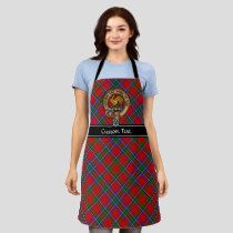 Clan Sinclair Crest over Tartan Apron