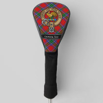 Clan Sinclair Crest over Tartan Golf Head Cover