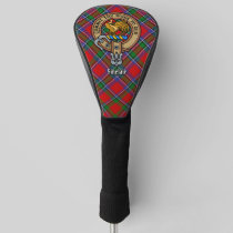 Clan Sinclair Crest over Tartan Golf Head Cover