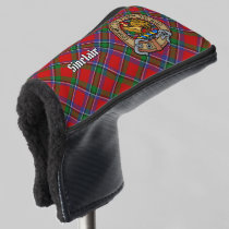 Clan Sinclair Crest over Tartan Golf Head Cover