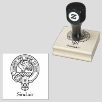 Clan Sinclair Crest Rubber Stamp