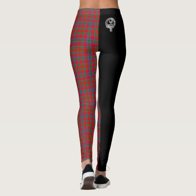 Clan Sinclair Crest & Tartan Leggings (Back)