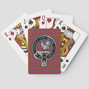 Clan Sinclair Crest & Tartan Playing Cards
