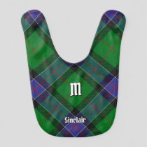 Clan Sinclair Hunting Tartan Baby Bib