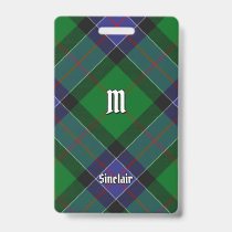 Clan Sinclair Hunting Tartan Badge