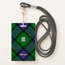 Clan Sinclair Hunting Tartan Badge