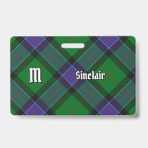 Clan Sinclair Hunting Tartan Badge