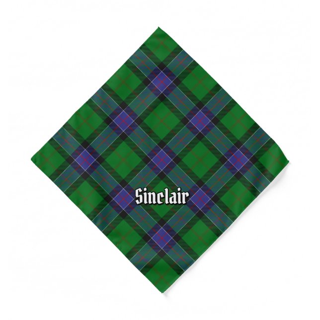 Clan Sinclair Hunting Tartan Bandana (Front)