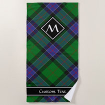 Clan Sinclair Hunting Tartan Beach Towel