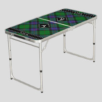 Clan Sinclair Hunting Tartan Beer Pong Table