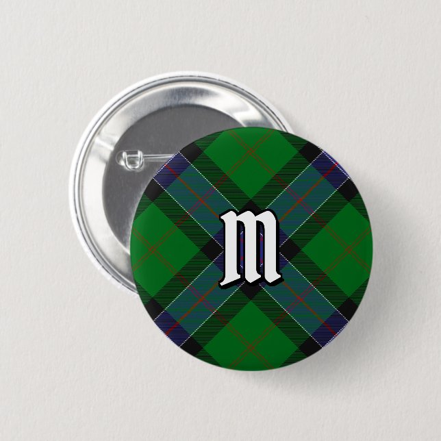 Clan Sinclair Hunting Tartan Button (Front & Back)