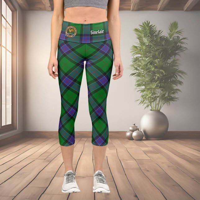 Clan Sinclair Hunting Tartan Capri Leggings (Creator Uploaded)